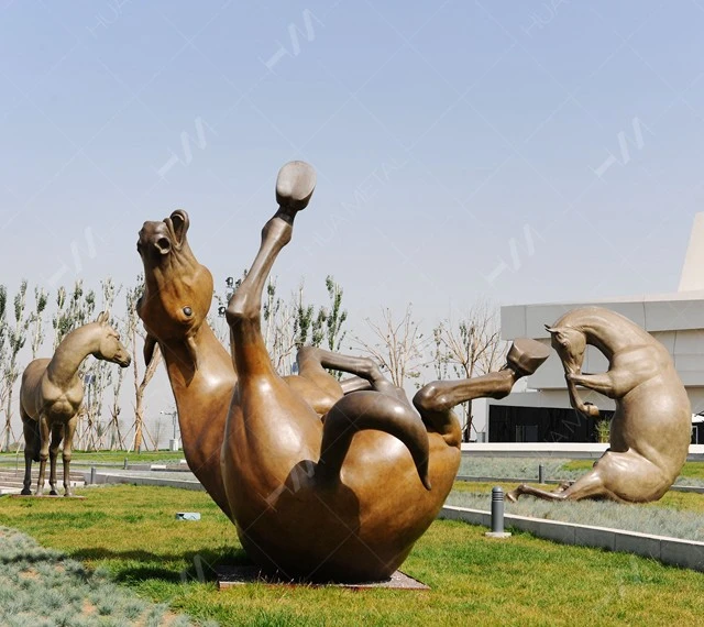 Bronze Horse Sculptures